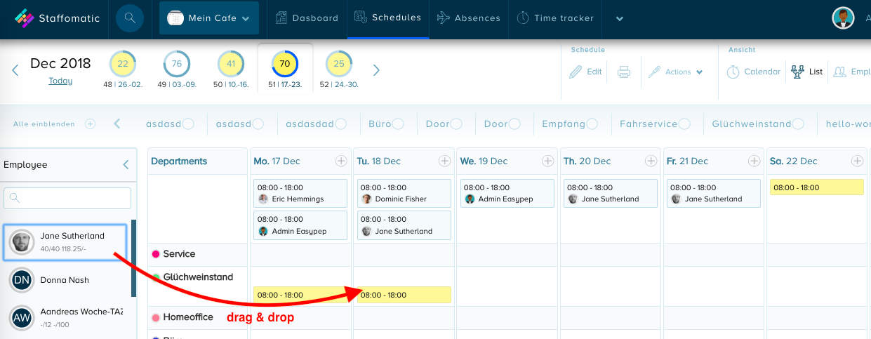 assign droplr to smd shift 4